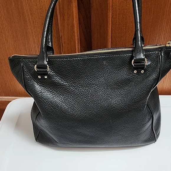 Kate Spade Black Pebbled Leather Shoulder Bag